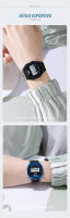 Reloj de pulsera para mujer SKMEI con correa de TPU transparente y diseño de moda resistente a golpes con luz de fondo y cronógrafo digital reloj mujer sin caja material de resina - details 5