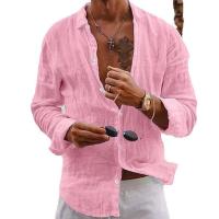 Blusa de algodón de manga larga para hombre, Rebeca de talla grande, cuello en V, camiseta informal, rosa, negro, blanco, primavera, verano, 3xl, 2xl, 44, 42 - details 6