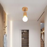 Luz de techo de madera maciza, accesorios de iluminación modernos y elegantes para sala de estar, dormitorio y balcón - details 2