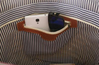 Bolso de playa tejido de hierba con borla colgante para mujer, un hombro, Simple, a la moda, nuevo - details 6