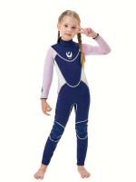 Trajes De Neopreno Completos Con Cremallera Trasera De 3 Mm Para niños y Niñas, Trajes De Baño Térmicos De Neopreno Para Buceo - details 17