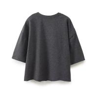 conjunto deportivo Vintage para mujer, traje de pantalones cortos sólidos, camiseta de manga corta con cuello redondo, cortos con cordón, - details 19