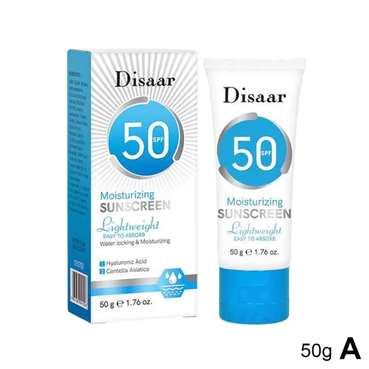Protector solar hidratante Spf 50+ para uso facial y corporal, crema solar blanqueadora, crema protectora antienvejecimiento, control de aceite, cuidado de la piel - 1