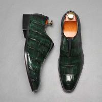 2025 envío de gota de agua nuevo producto vestido creativo para hombres zapatos regulares de negocios de ocio inteligentes - details 5
