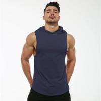 Nueva Camiseta de Algodón para Hombre 2025 Camiseta sin Mangas con Capucha - details 1