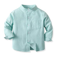 Camisas de manga larga para niños, prendas de vestir exteriores guapos, chaquetas casuales de color caramelo, camisas de estilo universitario para niños, Primavera - details 22