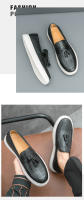 Zapatos de cuero de pie de moda, zapatos casuales de negocios con personalidad para hombres - details 19