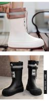 Botas de Lluvia Suaves y Ligeras para Mujeres Zapatos Impermeables con Suela Gruesa para Pesca al Aire Libre - details 8