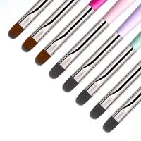 Pincel De Arte Para Uñas Con Patrón Fototerapia Acrílica UV Gel Extensión Constructor De Capa Pincel De Dibujo DIY Accesorios De Manicura Herramientas De Pintura - details 2