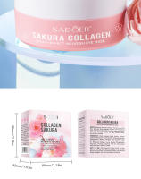 Máscara de Ojos de Colágeno de Sakura SADOER 60pcs Anti-Ojeras, Refuerza y Hidrata - details 8