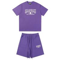 Conjunto de camiseta y pantalones cortos de verano para hombre Denim Tears Tracksuits - details 4