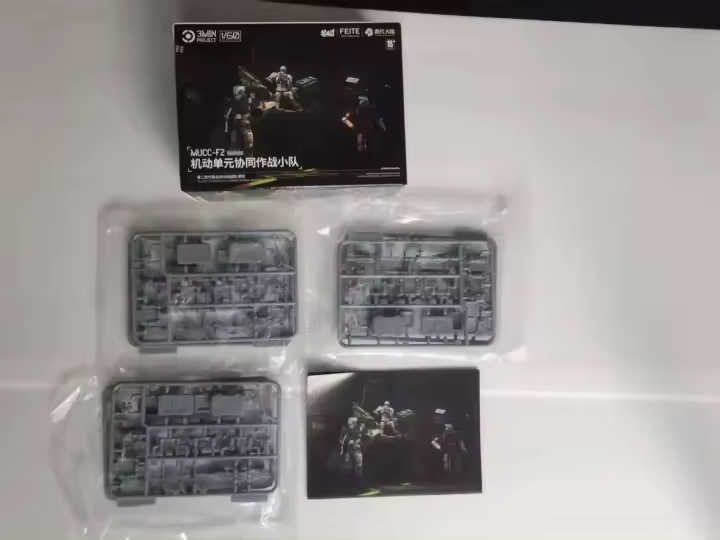 Figuras de Conductor de Equipo de Combate 1/60 Series 3min Mini Estatua de Colección para Ensamblaje Paquete de 6 Piezas - 1