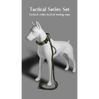 Juego correa collares tácticos nailon perro, hebilla aleación de Zinc resistente duradera, Collar grueso con forro suave para - details 2