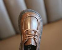 Zapatos de Cuero Negro Moda Clásica para Bodas y Fiestas Suela Gruesa Adecuados para Niños y Niñas - details 15