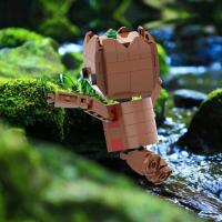 Groot-Juego de bloques de construcción de Mini cabeza para niños, Kit creativo de bloques de construcción lindos, regalos para niños - details 3