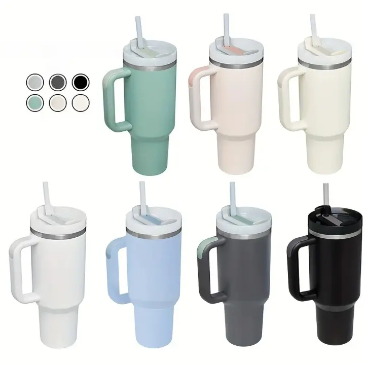 Botella de Agua de Acero Inoxidable de Doble Pared con Vacío 40Oz con Agujero - 1