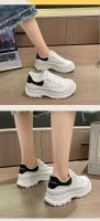 2024 primavera nuevo M05 zapatos de tenis de encaje Casual para hombres blanco de corte bajo deportes y ocio invierno fondo grueso - details 21