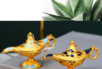 Lámpara pequeña de metal de estilo europeo Alara God, decoración artesanal para el hogar, sala de estar, estudio, hogar, oración y deseos - details 5