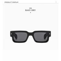 Gafas de Sol Cuadradas Y2K Estilo Vintage con Montura Grande Tonos Retro UV400 Para Mujer y Hombre - details 8