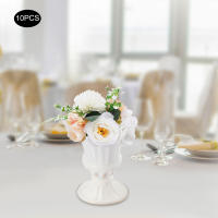 Flores artificiales falsas de plástico para Decoración de mesa de boda, ramo de flores artificiales para fiesta del Día de la madre, decoración de Baby Shower, 10 piezas - details 1