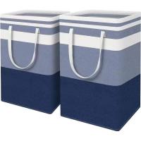 Carritel de Algodón y Lino Impermeable de Gran Capacidad Bolsa de Almacenamiento Plegable para Ropa Sucia Organizador de Empaquetado de Viaje - details 2