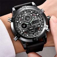 Reloj de Negocios de Lujo XINEW Corredera Automática de Cuero Función Multiuso - details 4