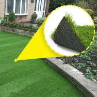 Simula césped artificial verde, alfombra antideslizante de ocio, decoración de jardín y patio. - details 9