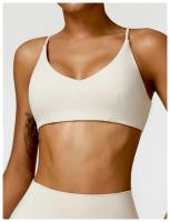 Sujetador de mujer con correa cruzada sujetador de yoga transpirable entrenamiento sexy espalda hermosa top de fitness - details 14