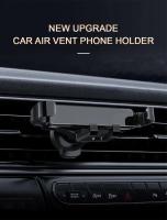 Soporte GPS para teléfono móvil de gravedad de coche de 4,7-6,7 pulgadas, salida de aire, clip de ventilación, accesorios de soporte de instalación - details 0