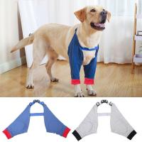 Práctica funda de recuperación para perros transpirable, envoltura de codo suave de algodón para cachorros, Protector de codo ajustable antilamer para perros, pata delantera - details 1