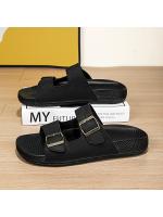 Nuevas sandalias cómodas de verano para hombre, zapatillas de exterior con suela gruesa y hebilla de cinturón, zapatillas de casa de exterior con suela gruesa para hombre - details 8