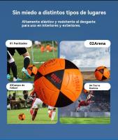 Balón de fútbol reflectante PU de entrenamiento con costura mecánica - Diseño fluorescente, nocturno y estilo viral llamativo,fútbol de playa para adultos, balones de fútbol para adultos, deportes de equipo - details 5