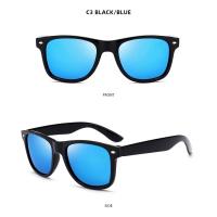 Gafas de Sol Polarizadas Cuadradas Clásicas Gafas de Sol Negras Retro para Hombres y Mujeres - details 9