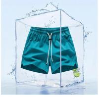 Pantalones cortos de nailon para hombre, Shorts deportivos de secado rápido para entrenamiento, correr, gimnasio, talla grande - details 0