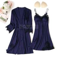Conjunto de mujer y encaje, pijama de verano con pantalón, ropa casual para el hogar, bata estilo kimono, PJS - details 11