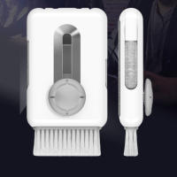 Cepillo de limpieza de teclado 6 en 1, herramienta de limpieza de polvo portátil multifuncional para exteriores - details 9