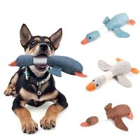 Juguete mordedor para perros de pato mallardo Juguete de entrenamiento de mordedura suave con ronquidos para perros agresivos - details 2
