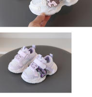 Zapatillas deportivas lindas de doble red para niños, nuevas zapatillas de dibujos animados para niñas, zapatos transpirables para papá para niños - details 9