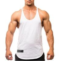 Gym Bodybuilding Fitness Vests Mens Running Sport Cotton Tank Tops Summer Breathable Sleeveless Y Back Suspender Belt Undershirt - details 11