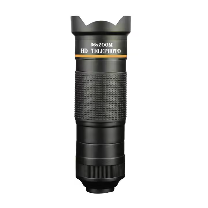 Teleobjetivo 36x de gran aumento HD, lente de telescopio para teléfono móvil con fotografía externa de larga distancia - 1