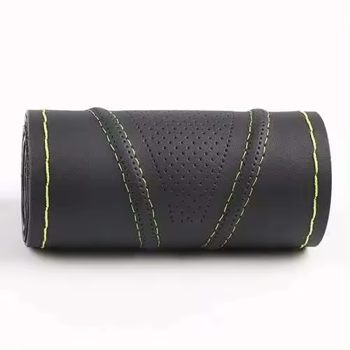 Funda de coche ultraresistente al desgaste/protector de funda de volante antideslizante 3D transpirable universal de 38cm - 1