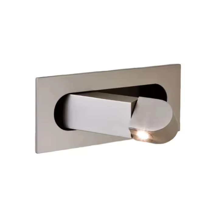 Lámpara de pared moderna LED ultrafina, lámpara de dormitorio, lámpara de lectura de cabecera ajustable, aplique de pared minimalista, foco de pared para sala de estar, dormitorio, hotel - 1