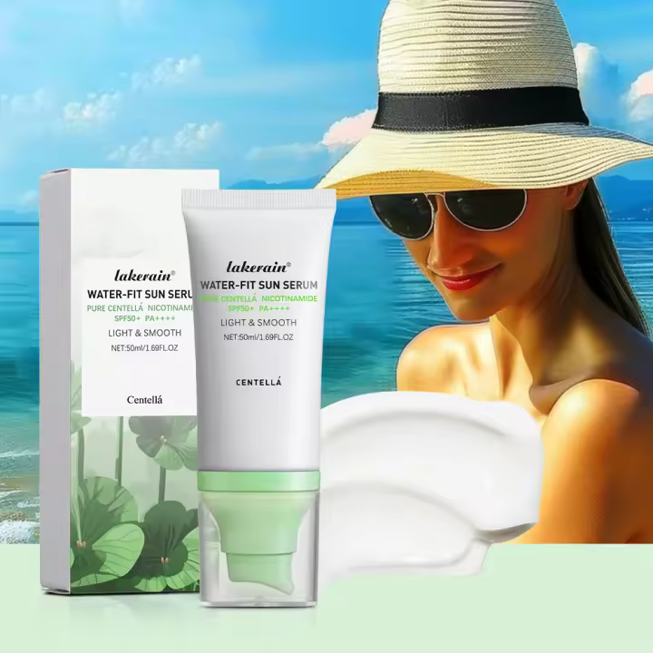 Centella crema protectora solar Protector Facial bloqueador solar Spf50 Gel loción de aislamiento crema blanqueadora cremas hidratantes faciales reparación - 1