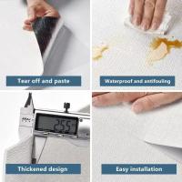 Pegatinas de Pared 3D de Lino, Impermeables, Anticolisión, para Cabecera de Cama, Bolsa Suave Autoadhesiva, Resistente a la Humedad, para Decoración de Paredes - details 6