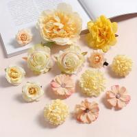 Cabeza de flores artificiales de rosas mezcladas, flores falsas para decoración del hogar, decoración de boda, manualidades, regalos, adorno, accesorios de guirnalda - details 14