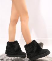 Botas de Moda y Protección para Mujer Cuero Impermeable, Punta Redonda, Tacón de Plataforma, Zapatos Deslizantes con Suela Gruesa - details 4