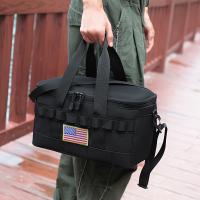 Bolso de gran capacidad para hombre, bolsa de hombro para acampar, senderismo, pesca al aire libre, organizador de almacenamiento, aislamiento térmico - details 0