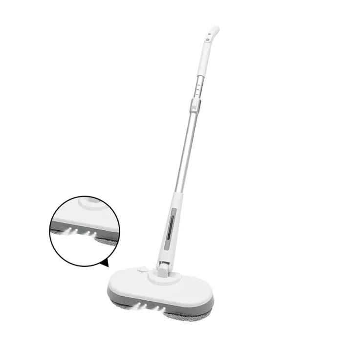 Mopa eléctrica inalámbrica, limpieza automática, longitud y ángulo ajustables, color blanco, 220V, 150r/min - 1