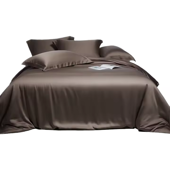 Juego de Ropa de Cama de Algodón 100% de Lujo 2025 Alto Cuento de Hilos, Jaso Satein, Ropa de Cama Plana, Tamaño 1.5m - 1