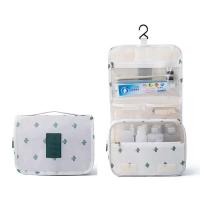 Organizador de baño impermeable con gancho para mujer, bolsa de almacenamiento portátil para maquillaje, cosméticos, viaje, lavado de inodoro - details 15